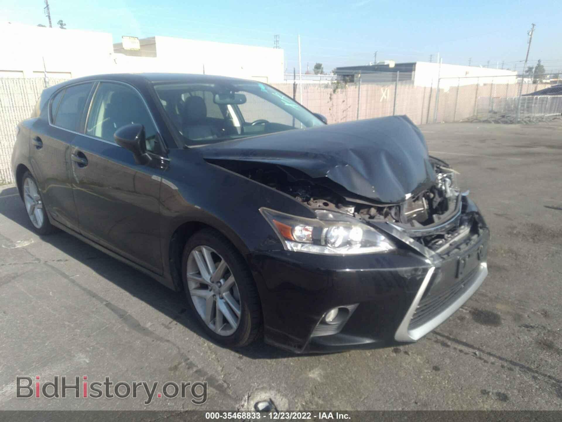 Фотография JTHKD5BH4E2183426 - LEXUS CT 200H 2014