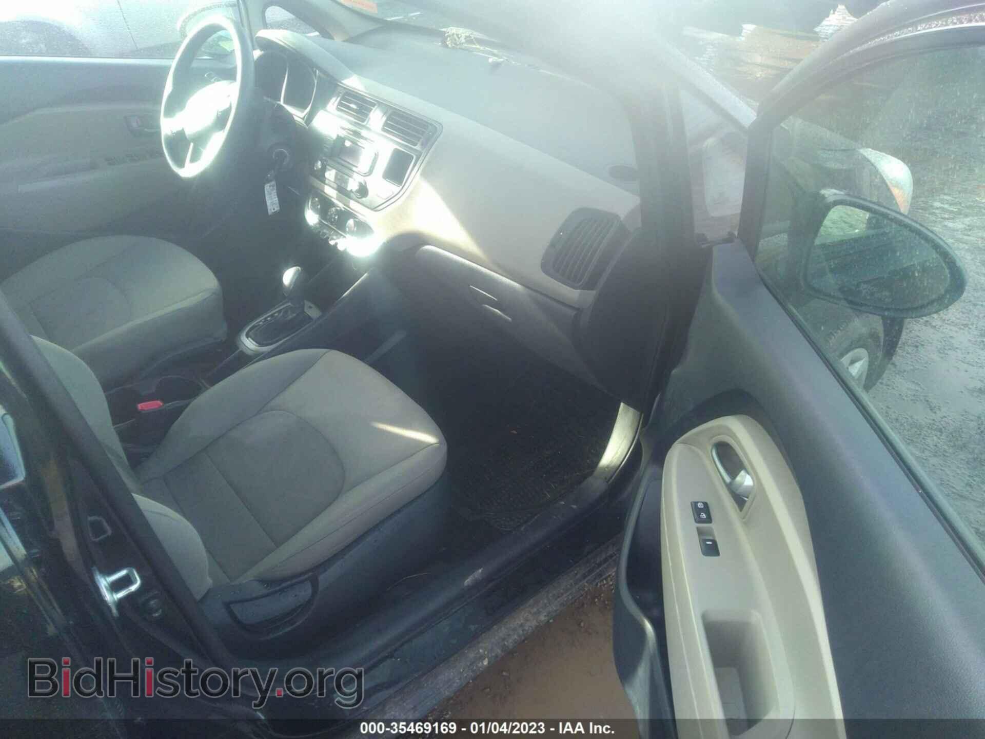 2014 KIA RIO - VIN: KNADM4A37E6376279 - Фото 5