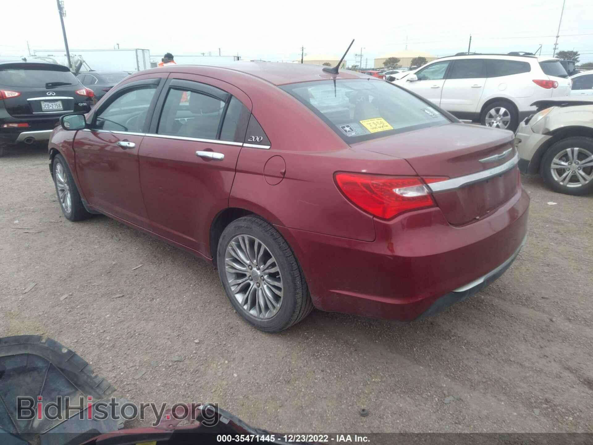 2012 CHRYSLER 200 - VIN: 1C3CCBCB2CN143489 - Фото 3