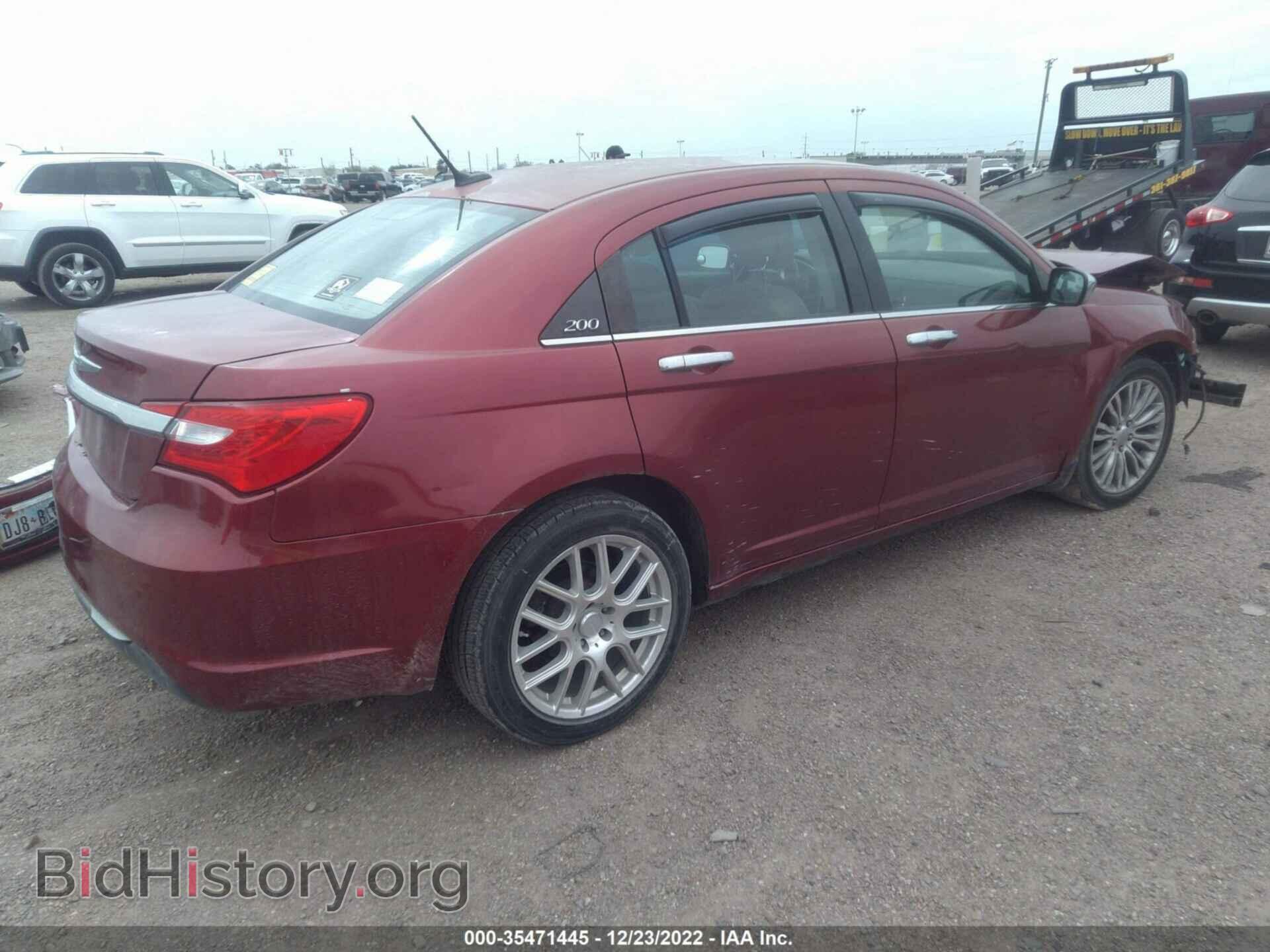 2012 CHRYSLER 200 - VIN: 1C3CCBCB2CN143489 - Фото 4