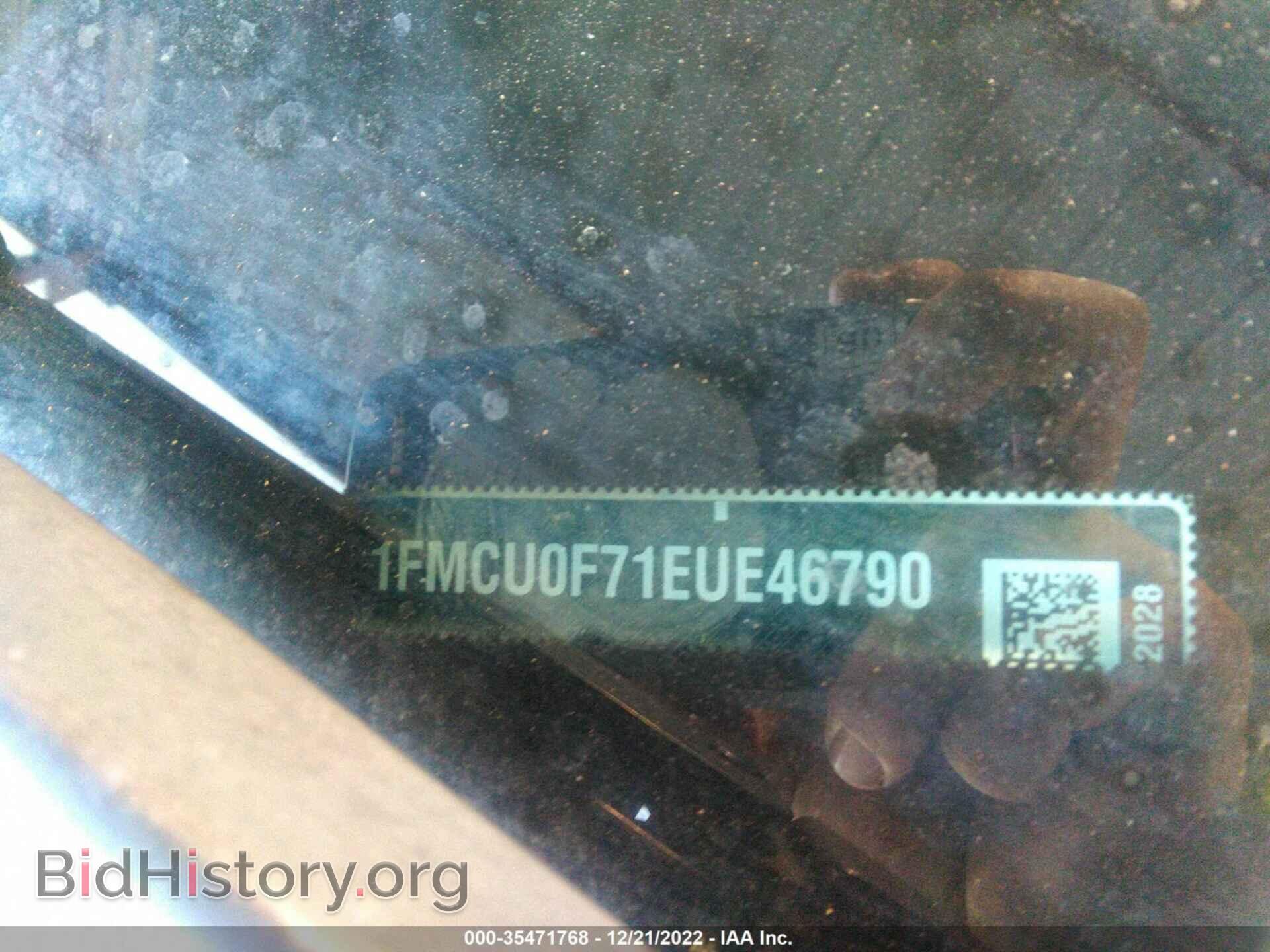 2014 FORD ESCAPE - VIN: 1FMCU0F71EUE46790 - Фото 9