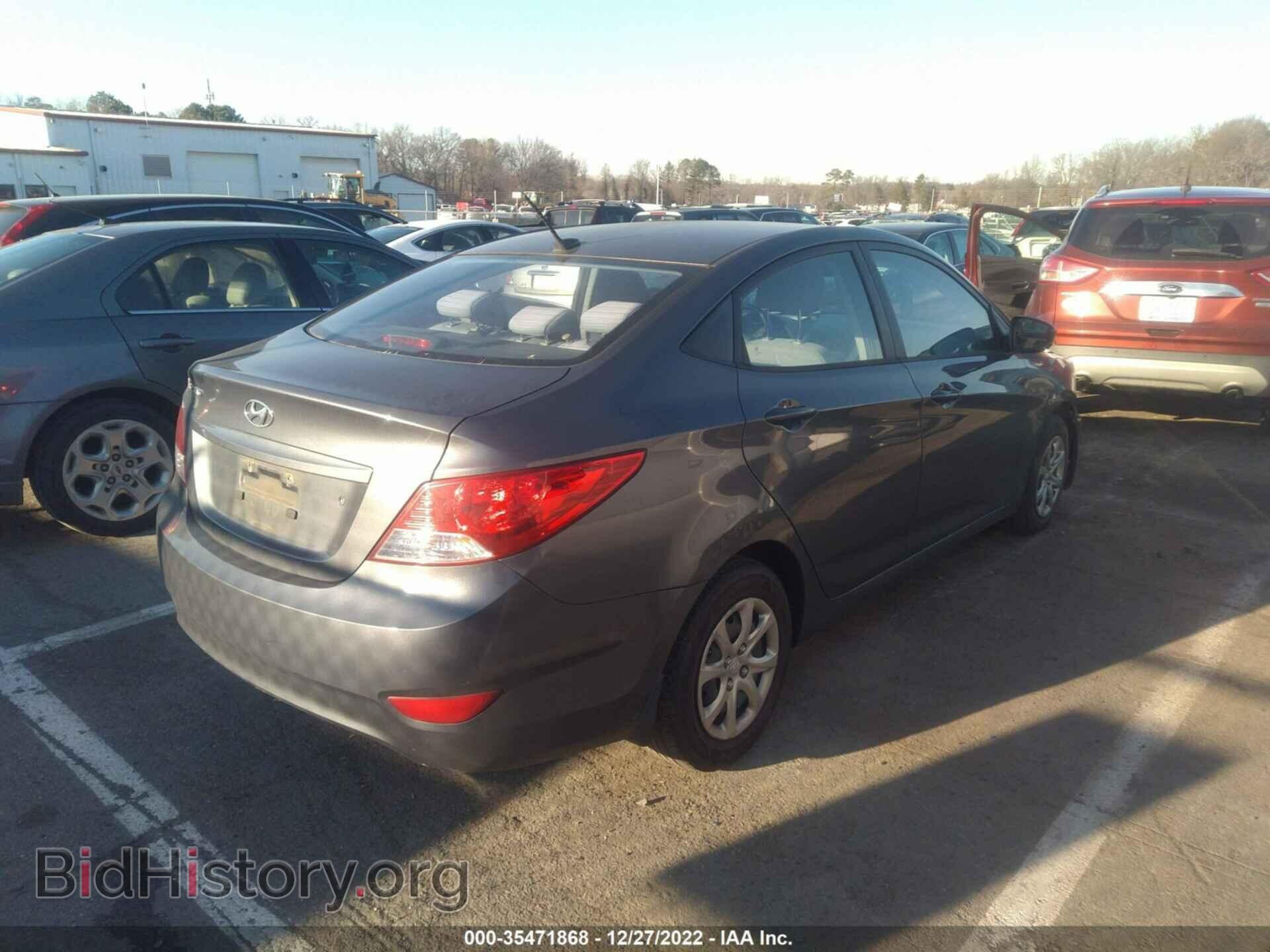 2013 HYUNDAI ACCENT - VIN: KMHCT4AE0DU307040 - Фото 4