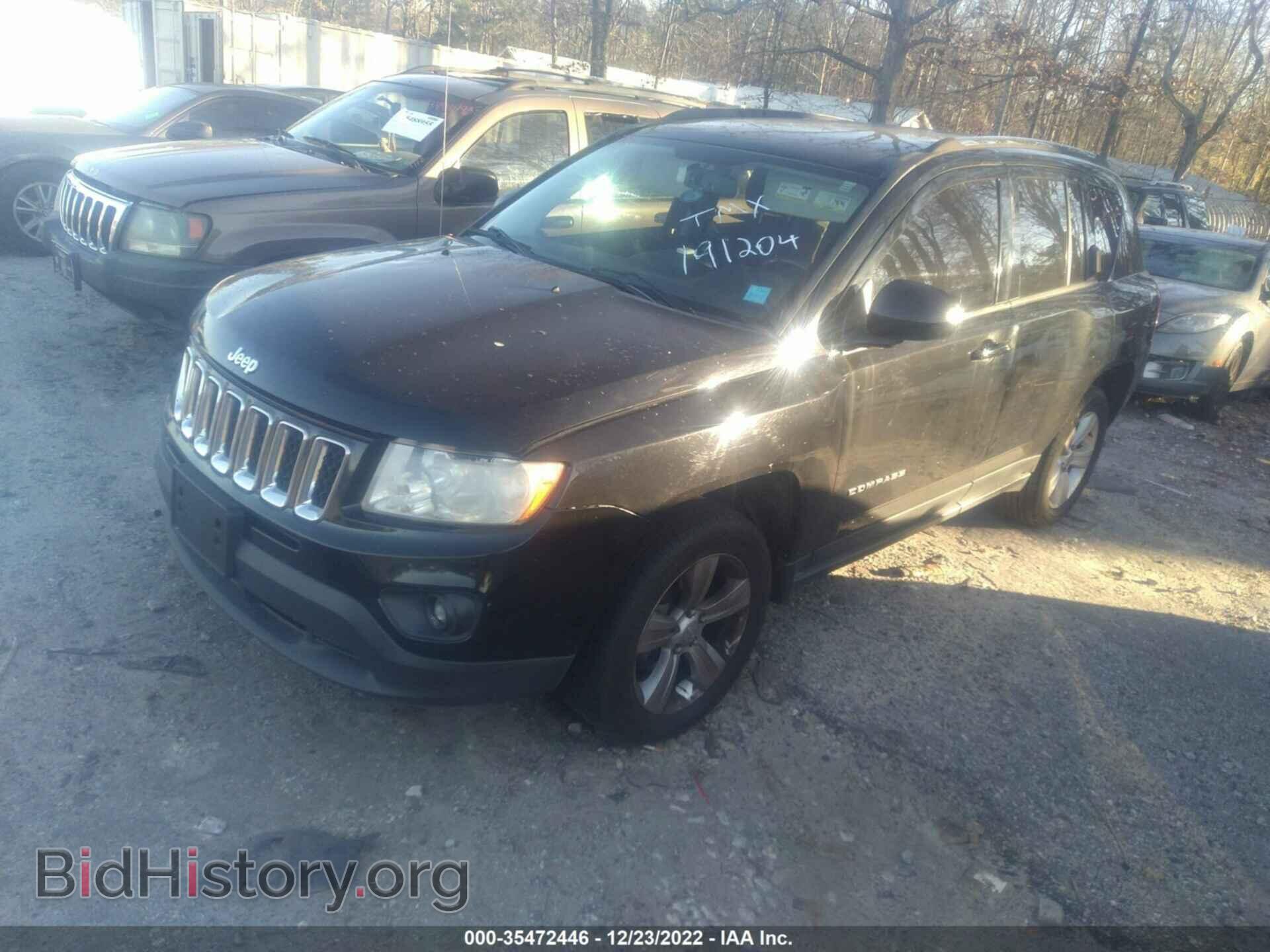 2013 JEEP COMPASS - VIN: 1C4NJCEA8DD191204 - Фото 2