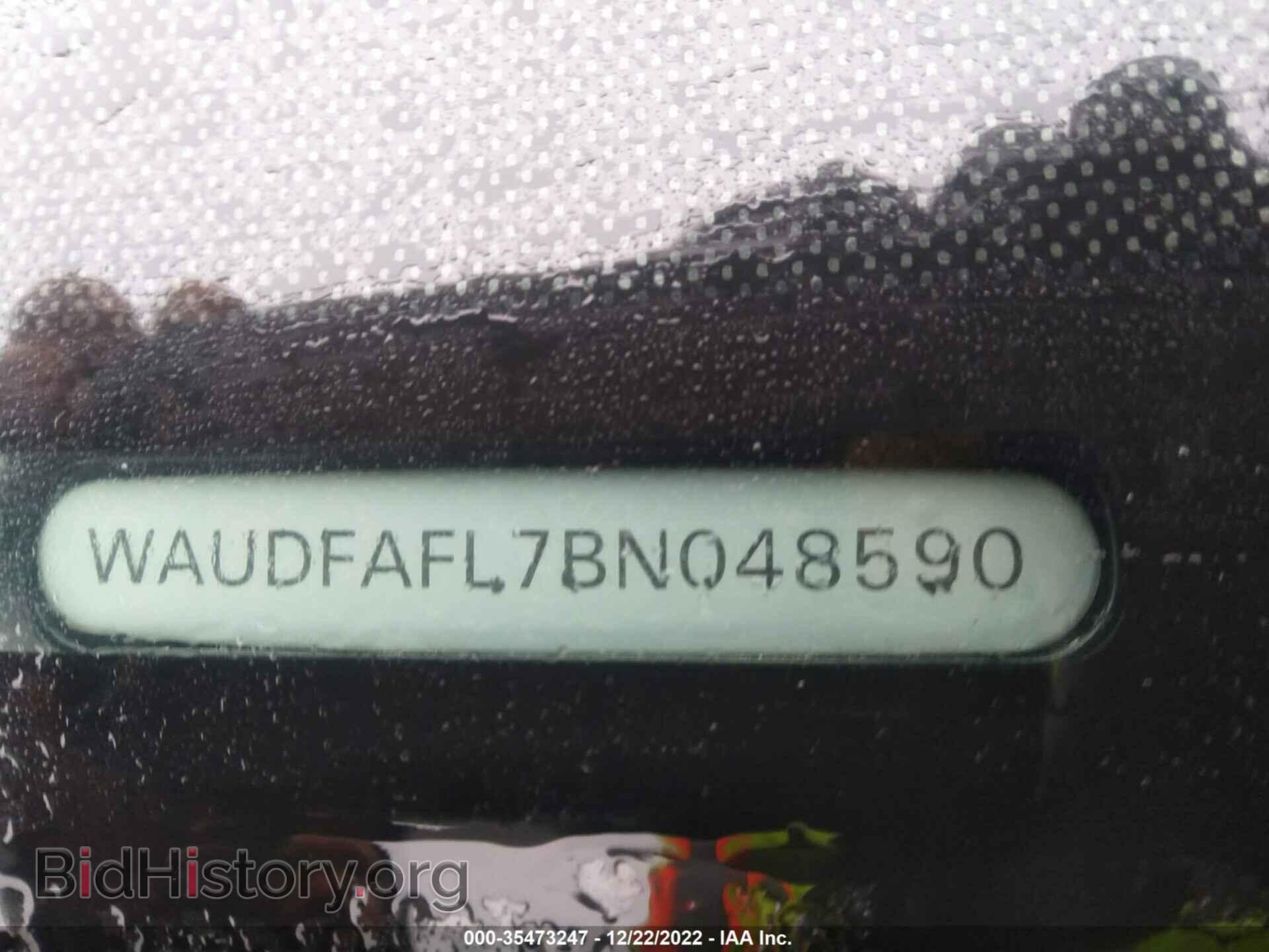 2011 AUDI A4 - VIN: WAUDFAFL7BN048590 - Фото 9
