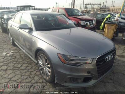 2013 Audi A6 3.0T Prestige, silver — VIN WAUJGAFC2DN053747, IAAI