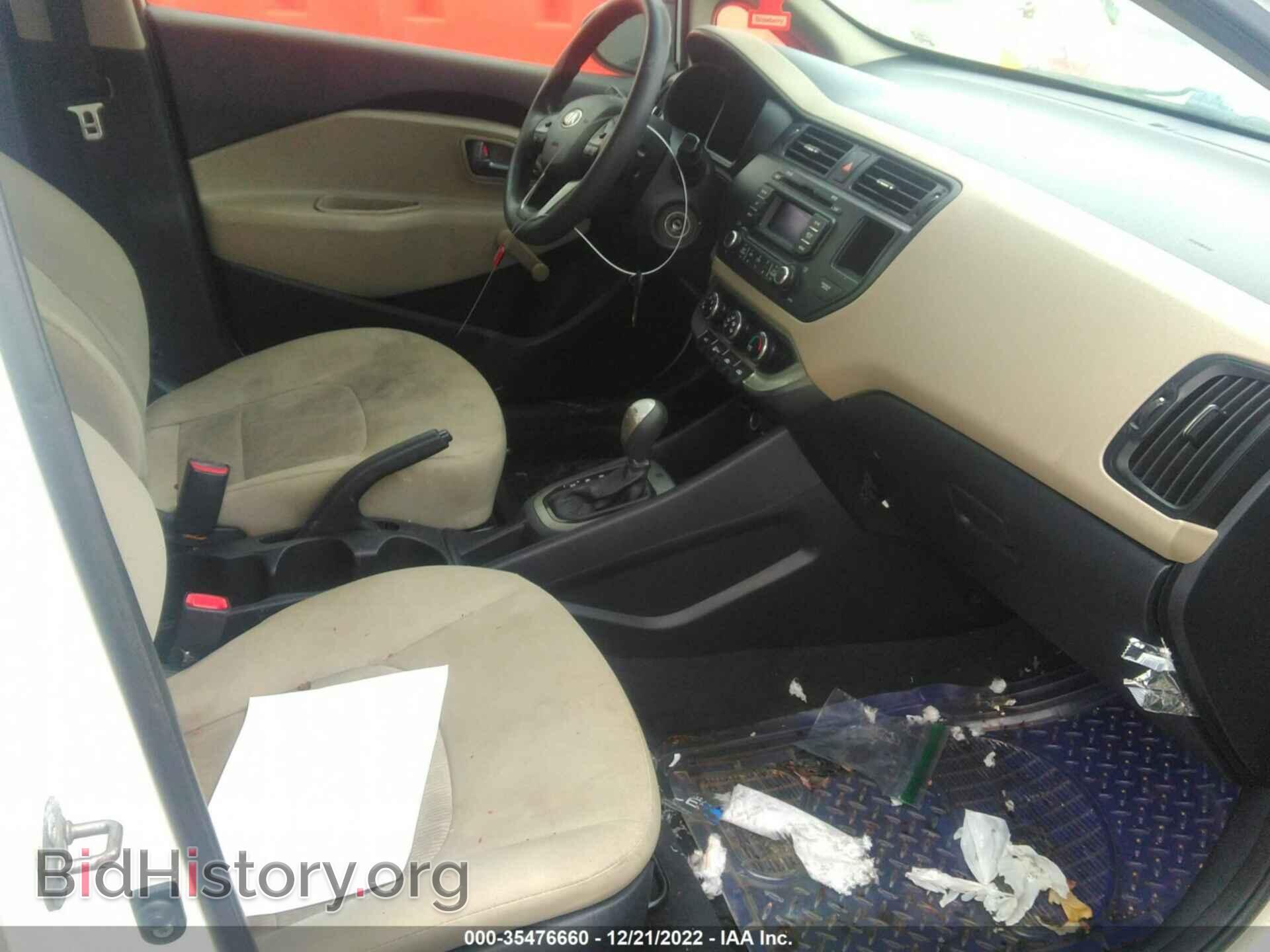 2013 KIA RIO - VIN: KNADM5A32D6231090 - Фото 5