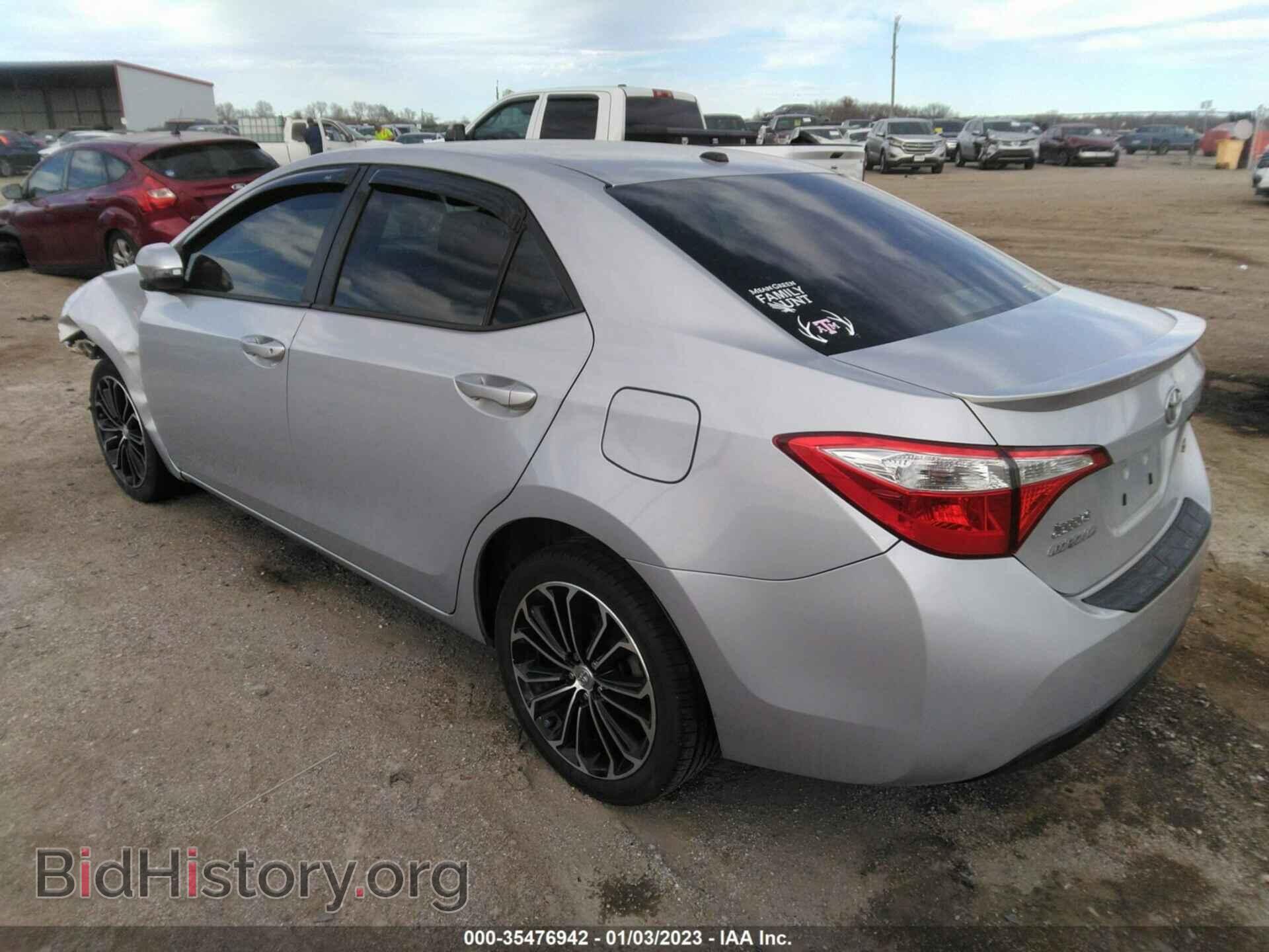 2014 TOYOTA COROLLA - VIN: 2T1BURHE5EC003748 - Фото 3