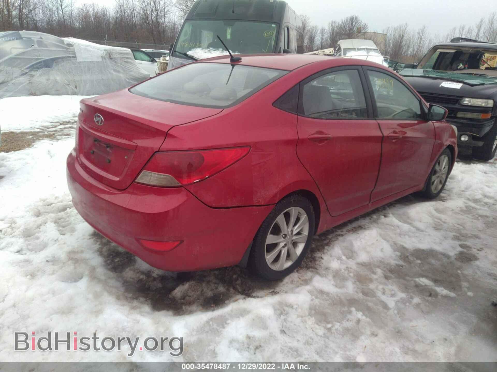 2012 HYUNDAI ACCENT - VIN: KMHCU4AE1CU181928 - Фото 4