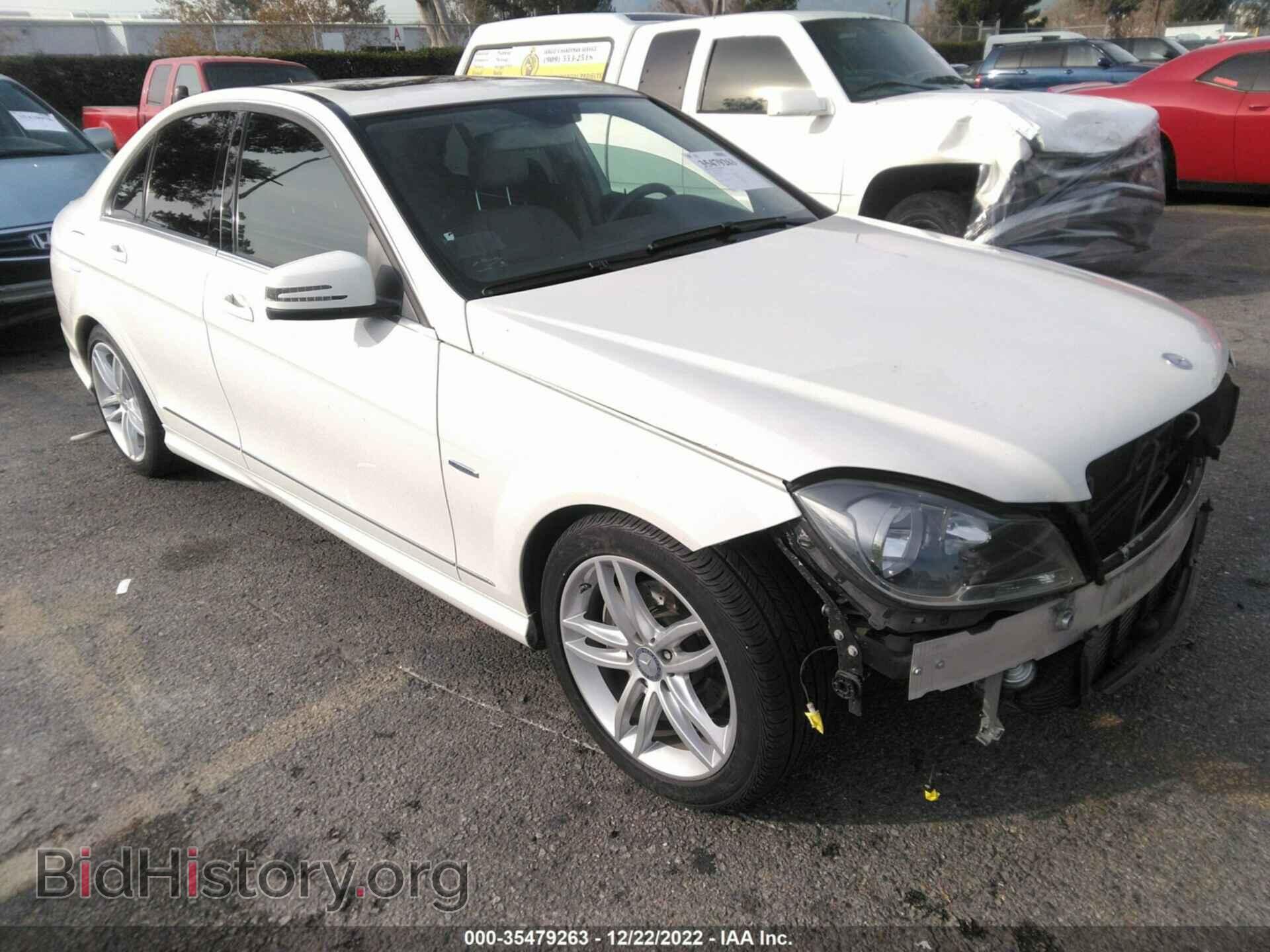 Фотография WDDGF4HB8CR215237 - MERCEDES-BENZ C-CLASS 2012