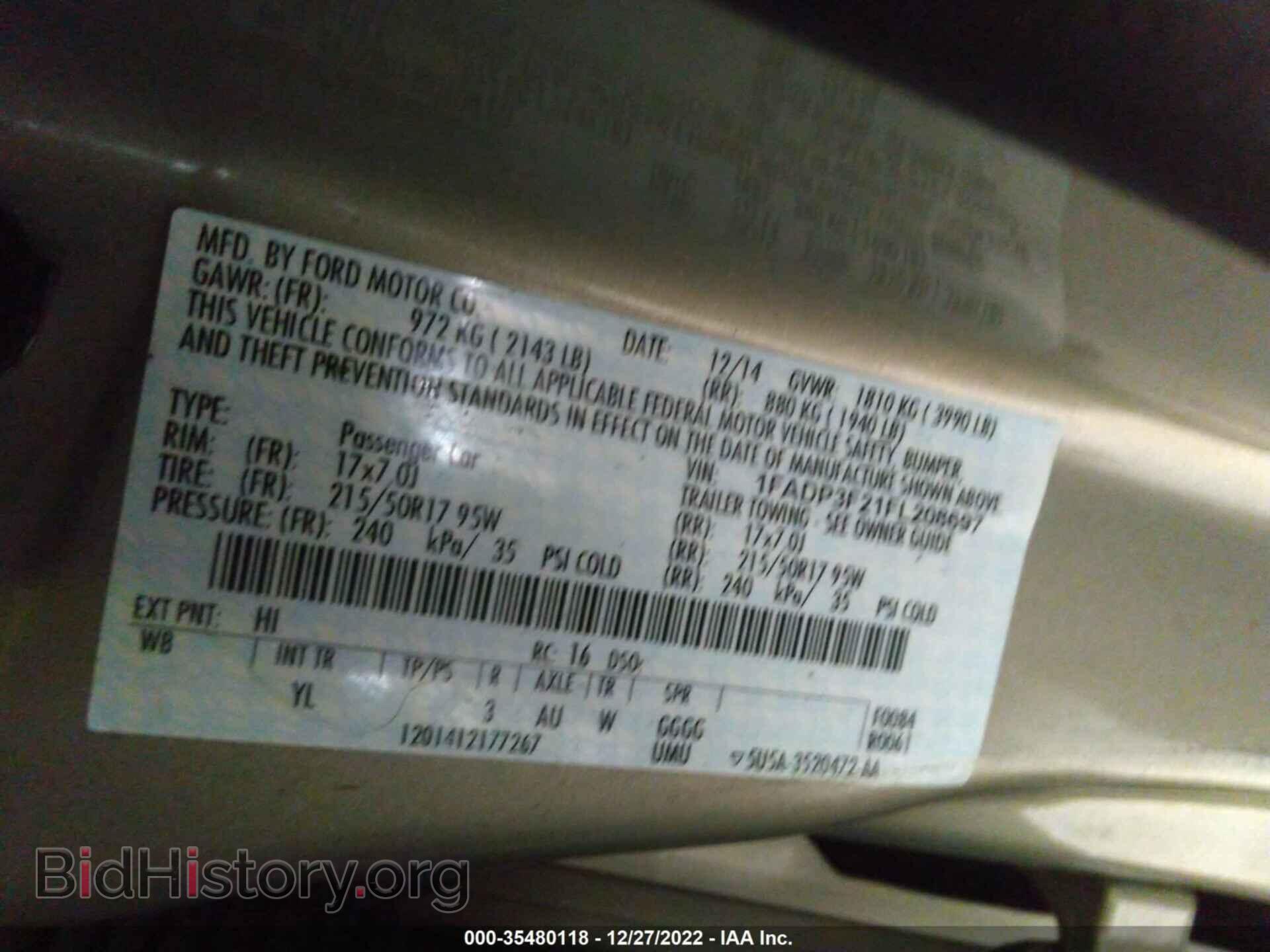 2015 FORD FOCUS - VIN: 1FADP3F21FL208697 - Photo 9