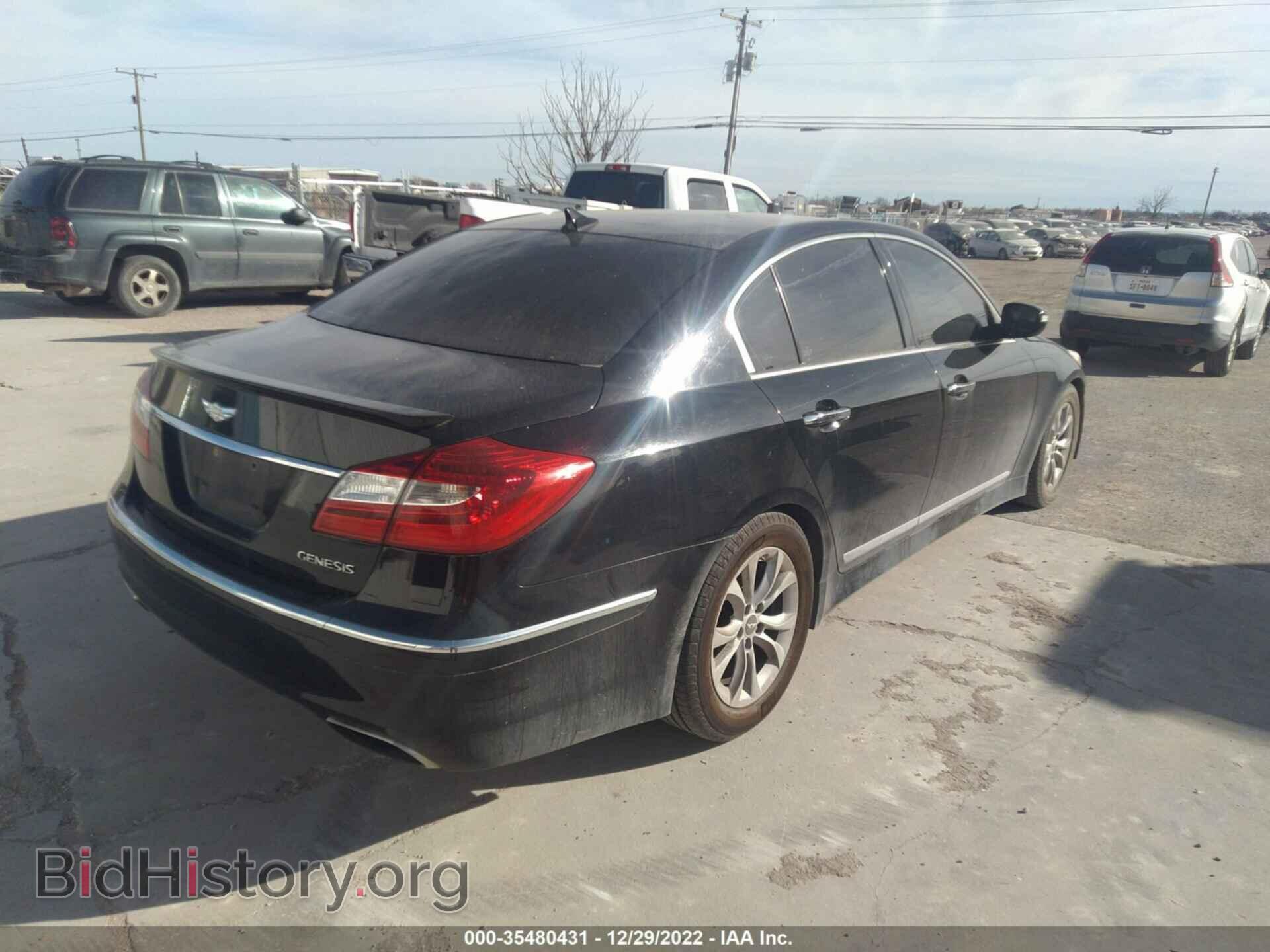 2012 HYUNDAI GENESIS - VIN: KMHGC4DDXCU176833 - Фото 4