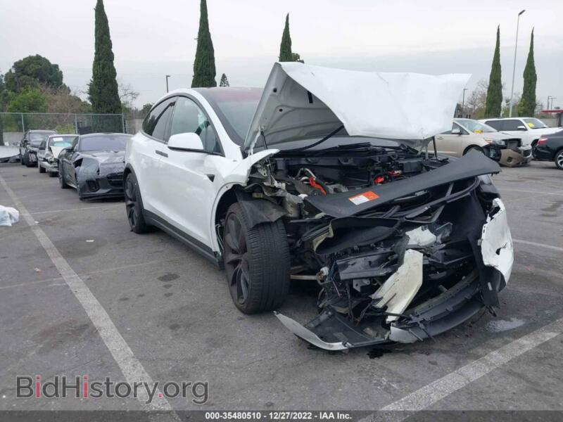 2018 Tesla MODEL X 75d/100d/P100D (VIN 5YJXCBE2XJF088277) — photo 1 of 10, IAAI, damage: right front