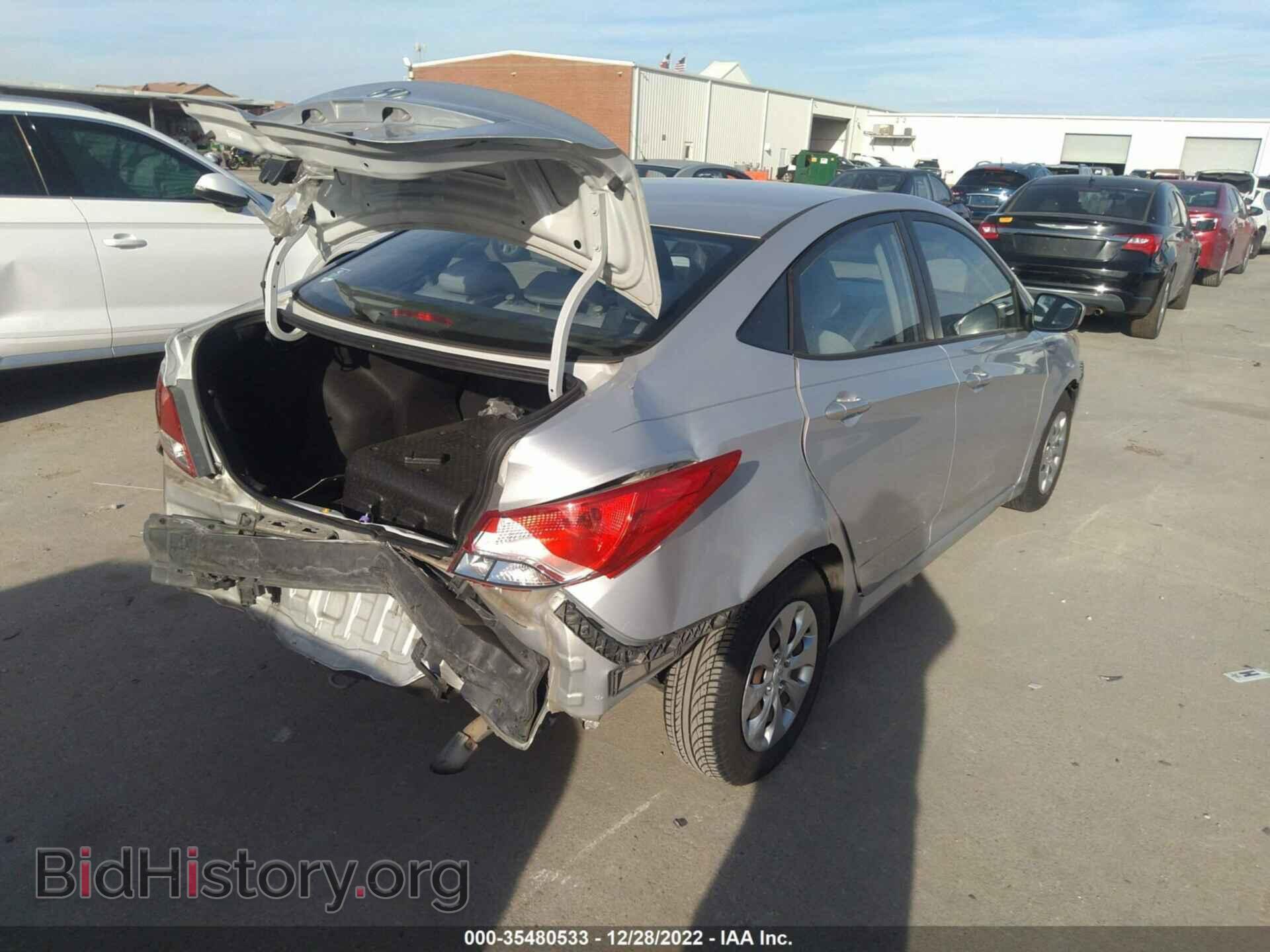 2016 HYUNDAI ACCENT - VIN: KMHCT4AEXGU046178 - Фото 4