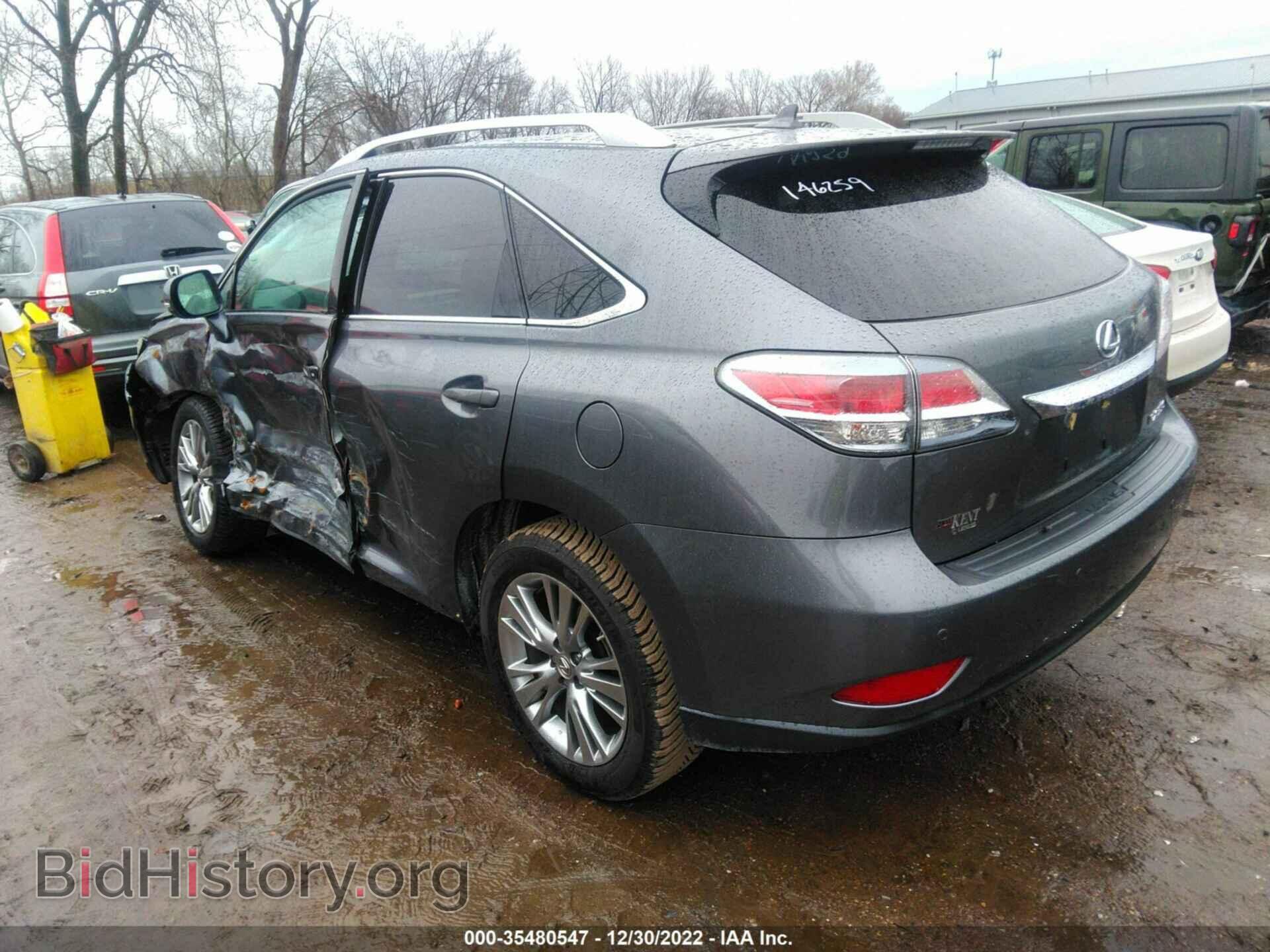 2013 LEXUS RX 350 - VIN: 2T2BK1BA4DC221512 - Фото 3