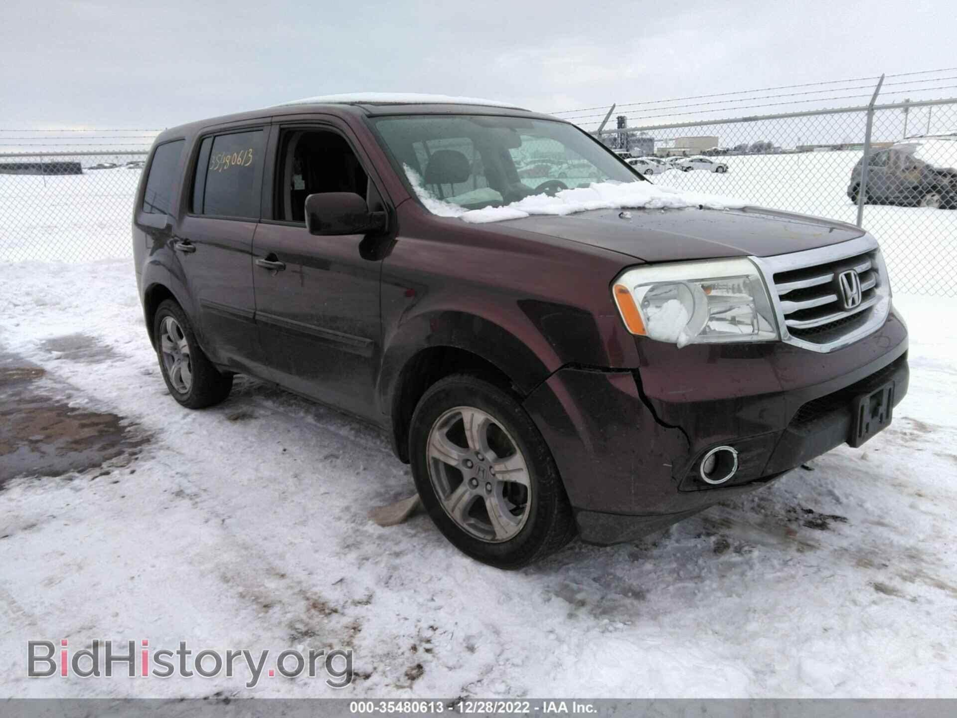 Photo 5FNYF4H61DB019181 - HONDA PILOT 2013