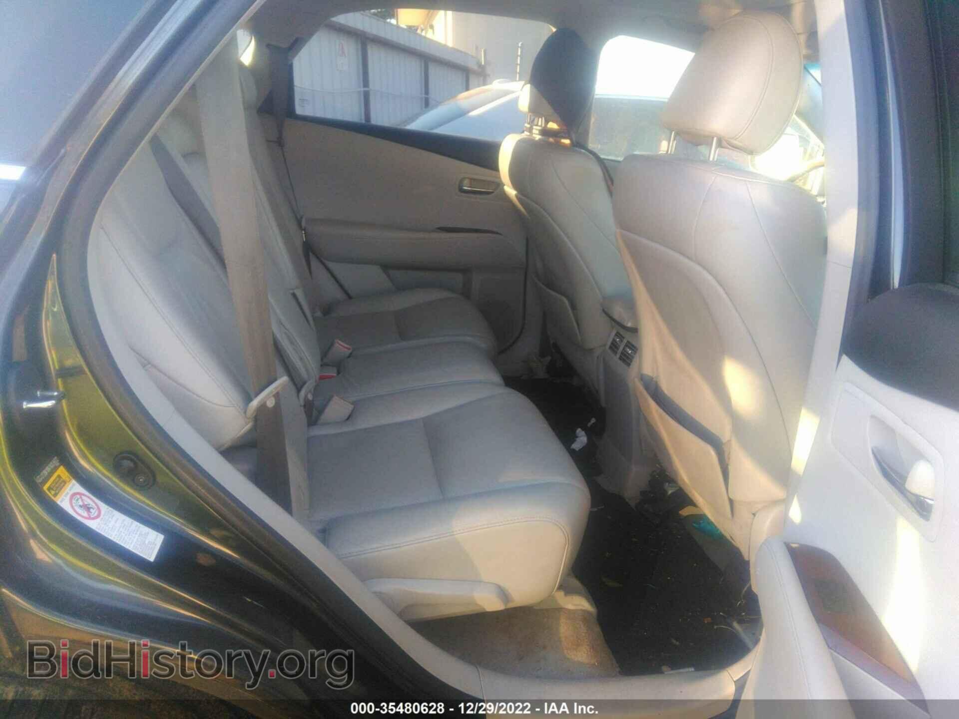 2010 LEXUS RX 350 - VIN: 2T2BK1BA7AC026032 - Фото 8