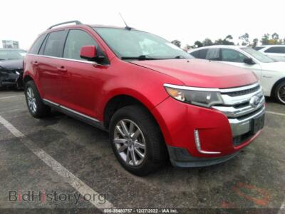 2011 Ford EDGE Limited, красный — VIN 2FMDK4KC1BBA61199, IAAI