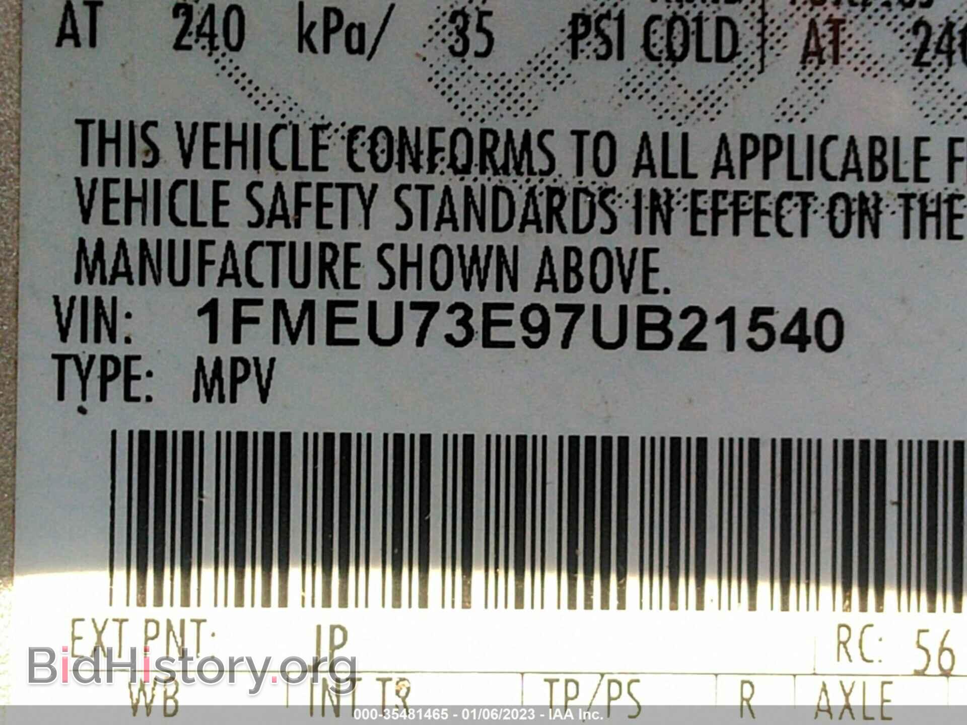 2007 FORD EXPLORER - VIN: 1FMEU73E97UB21540 - Фото 9