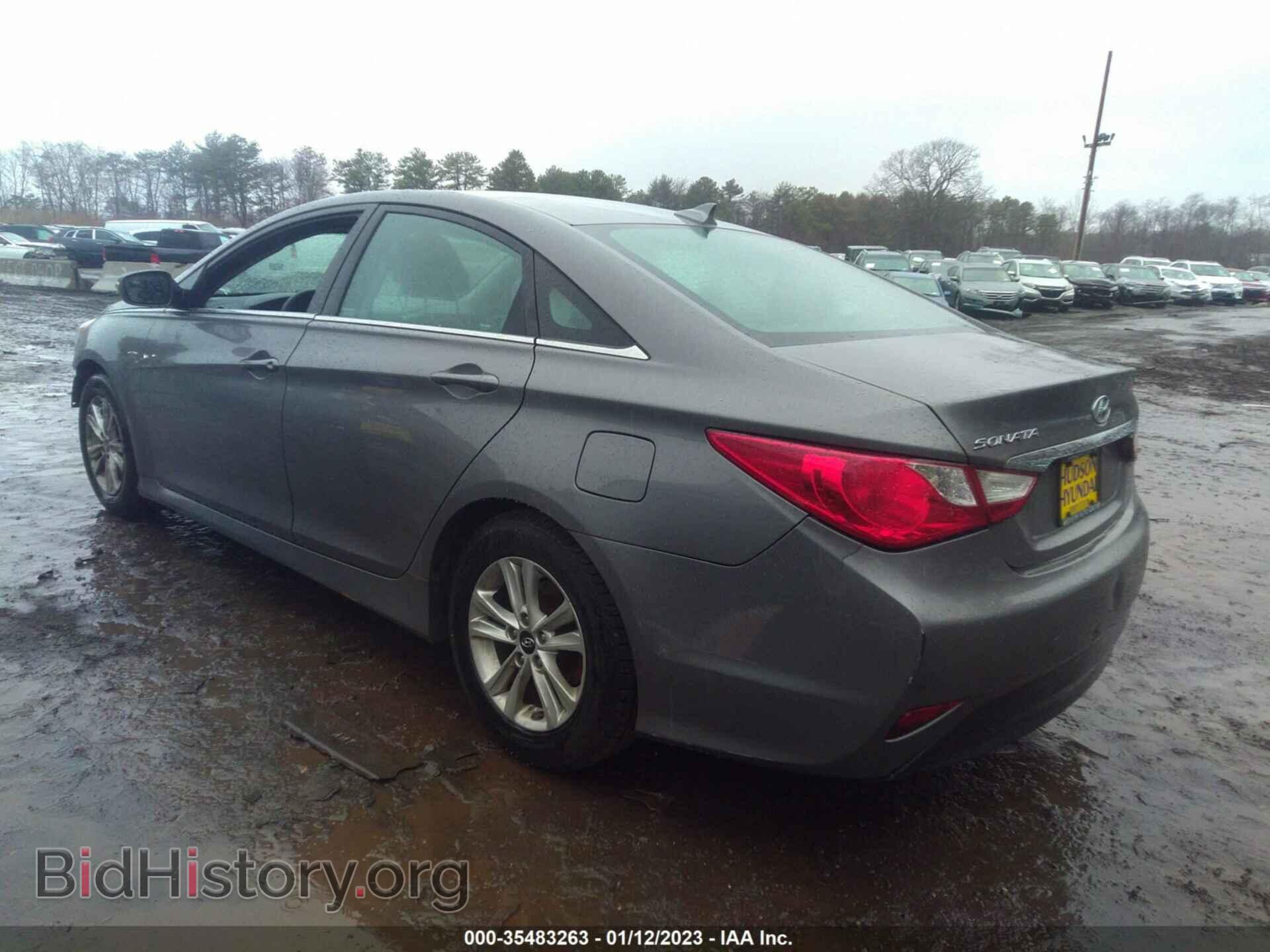 2014 HYUNDAI SONATA - VIN: 5NPEB4AC0EH866808 - Фото 3
