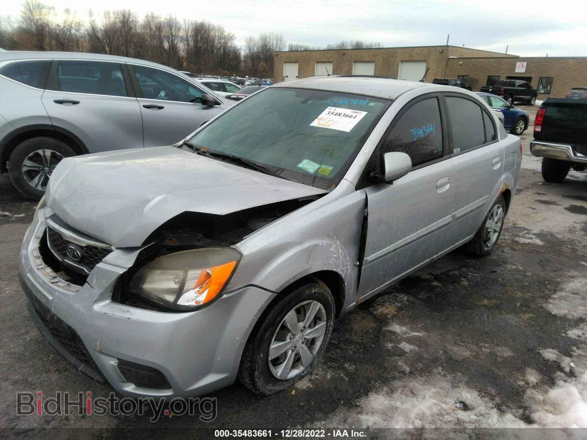 2011 KIA RIO - VIN: KNADH4A39B6753050 - Фото 2