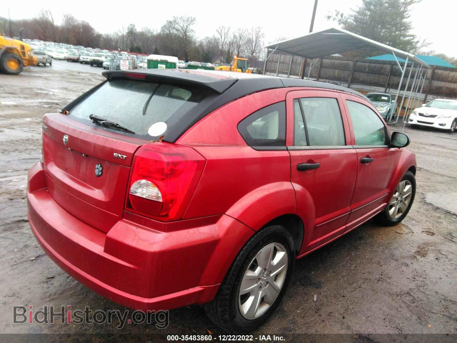 2007 DODGE CALIBER - VIN: 1B3HB48B17D507388 - Фото 4