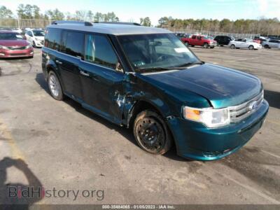 2011 Ford FLEX SEL, зеленый — VIN 2FMGK5CC3BBD23631, IAAI
