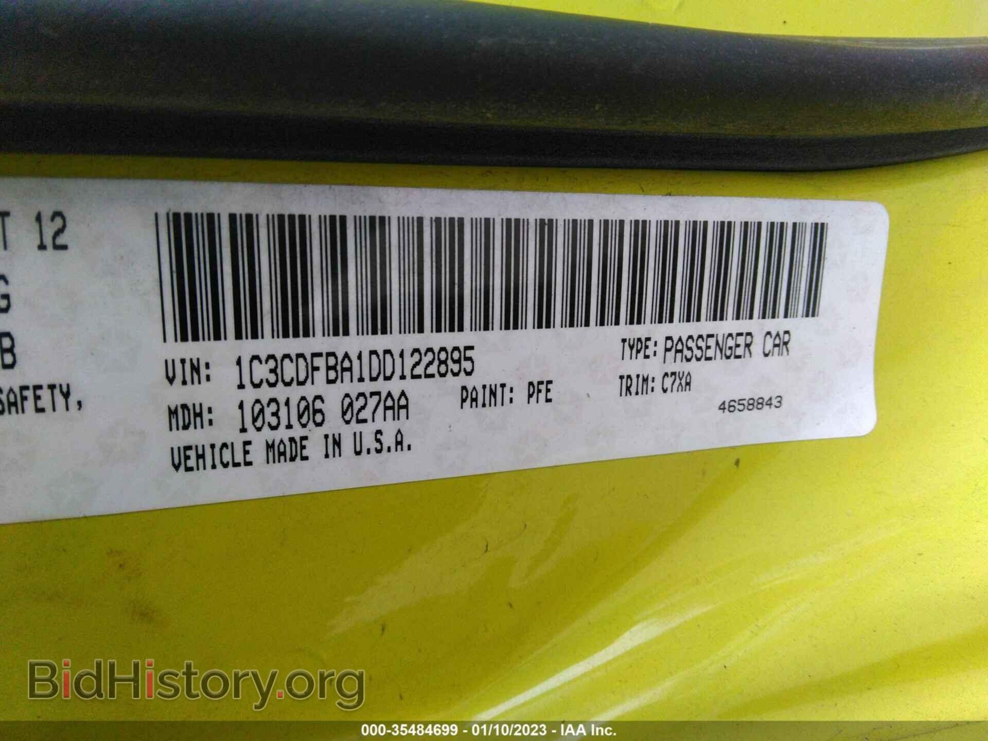 2013 DODGE DART - VIN: 1C3CDFBA1DD122895 - Photo 9