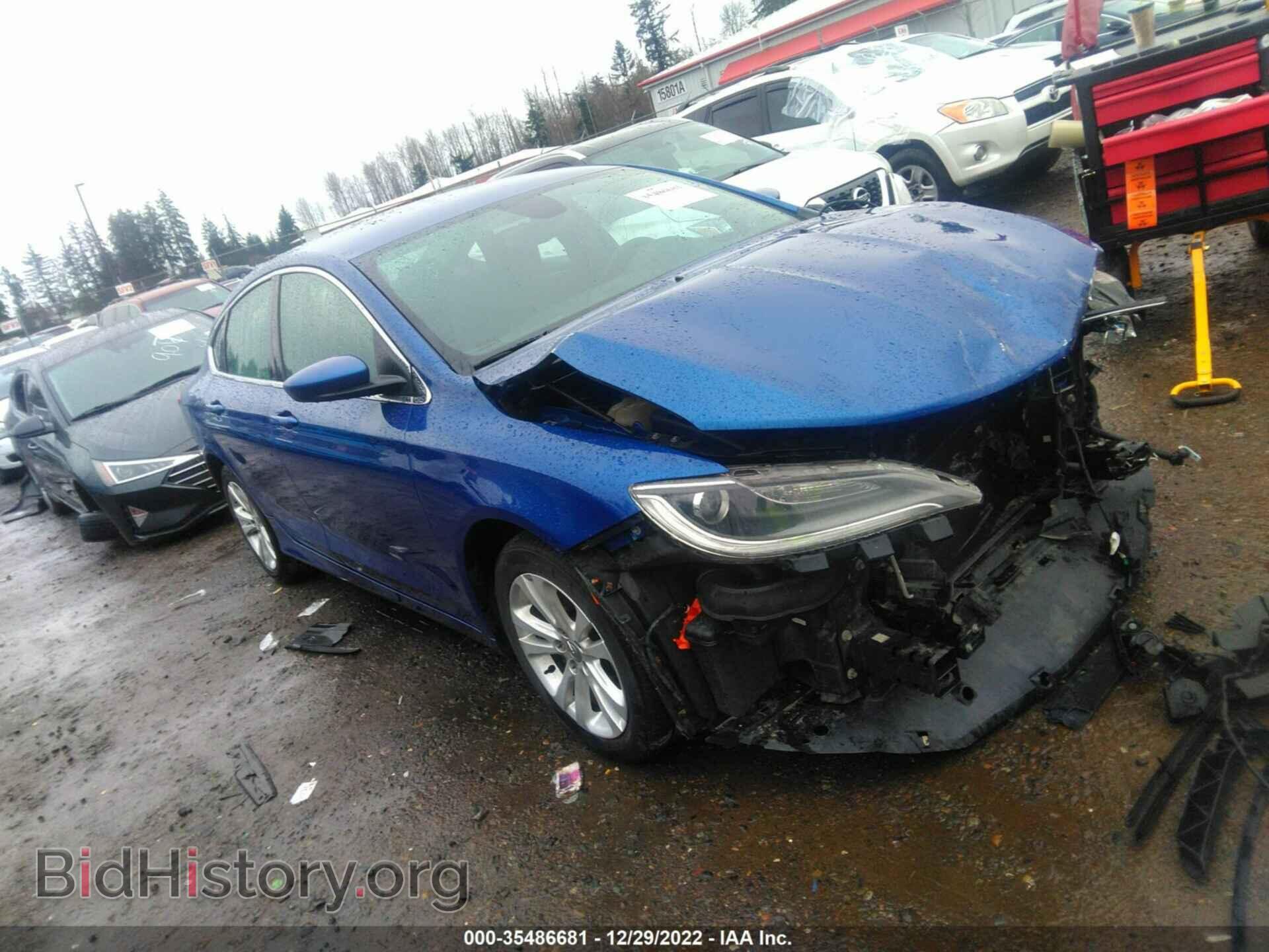 Фотография 1C3CCCAB3FN609623 - CHRYSLER 200 2015