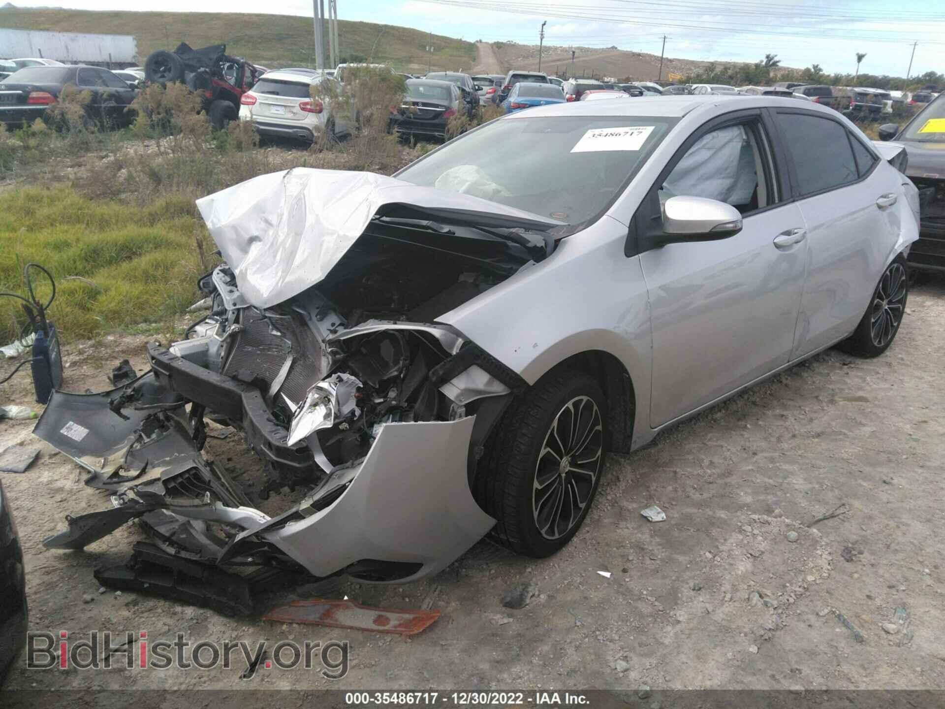 2014 TOYOTA COROLLA - VIN: 2T1BURHE4EC027152 - Фото 2
