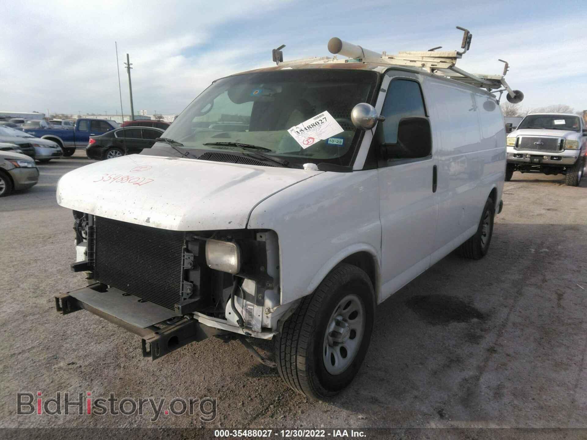 2010 CHEVROLET EXPRESS CARGO VAN - VIN: 1GCUGADX0A1110665 - Фото 2