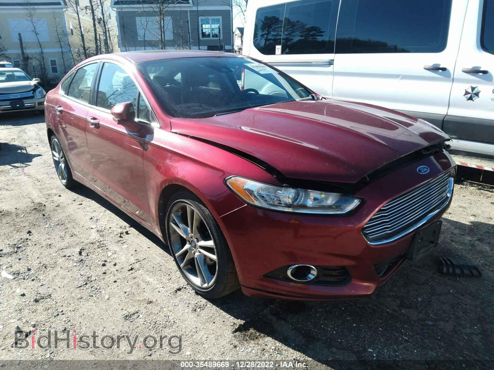 Фотография 3FA6P0D91DR199425 - FORD FUSION 2013