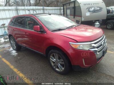 2011 Ford EDGE Limited, красный — VIN 2FMDK4KC0BBA00331, IAAI