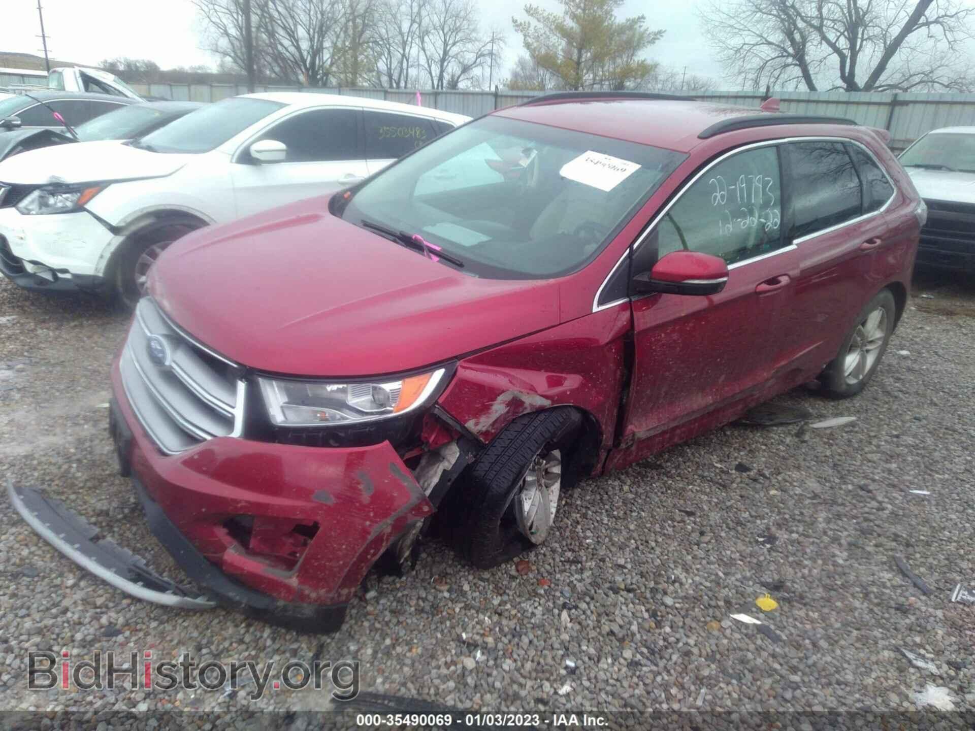 2015 FORD EDGE - VIN: 2FMTK4J89FBB56530 - Фото 2