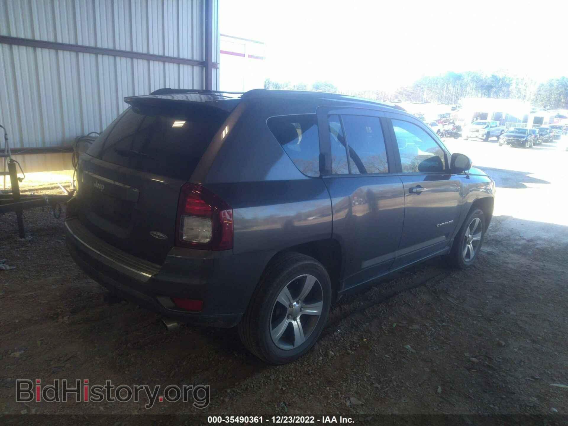 2016 JEEP COMPASS - VIN: 1C4NJCEA1GD749642 - Фото 4