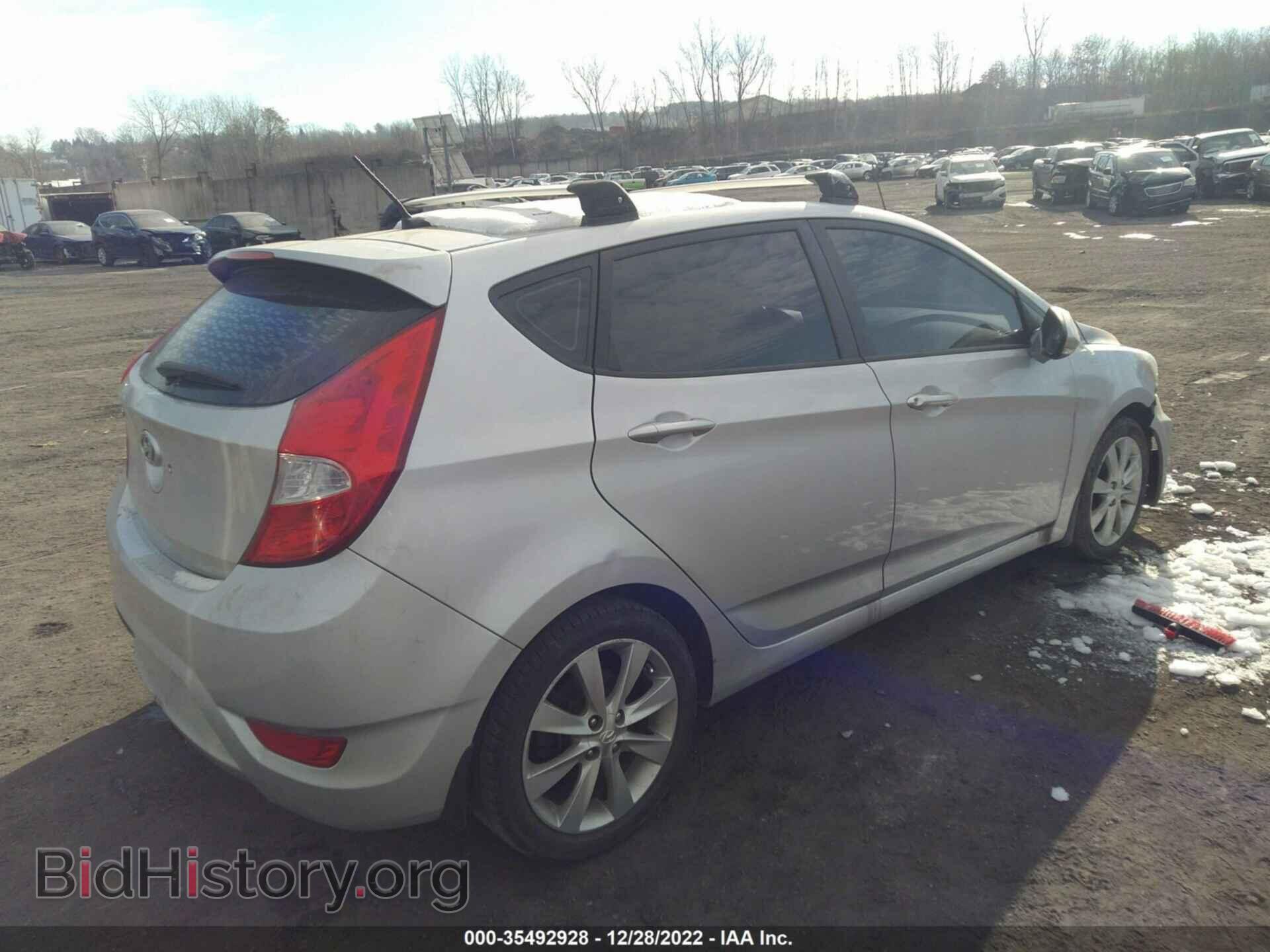 2013 HYUNDAI ACCENT - VIN: KMHCU5AEXDU138857 - Фото 4