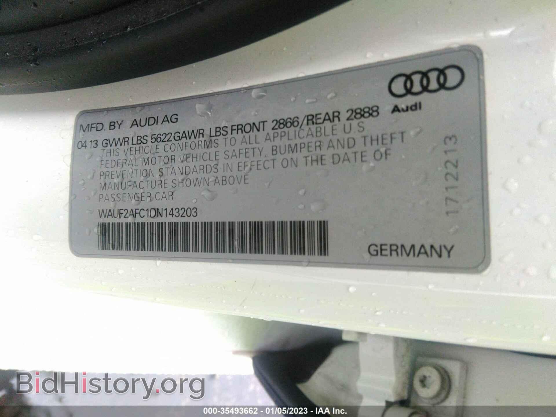 2013 AUDI S6 - VIN: WAUF2AFC1DN143203 - Фото 9