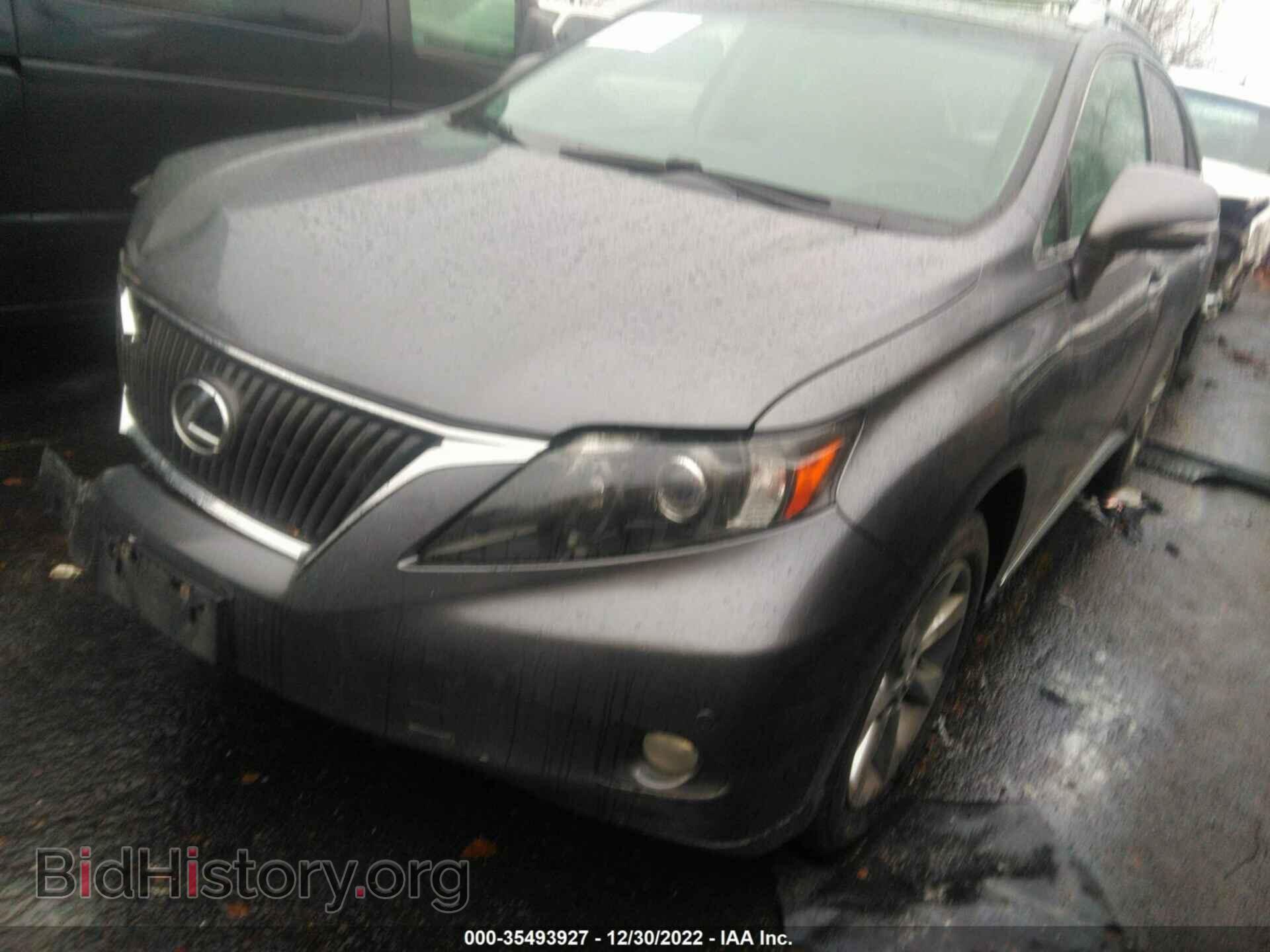 2012 LEXUS RX 350 - VIN: 2T2BK1BA7CC139062 - Фото 2