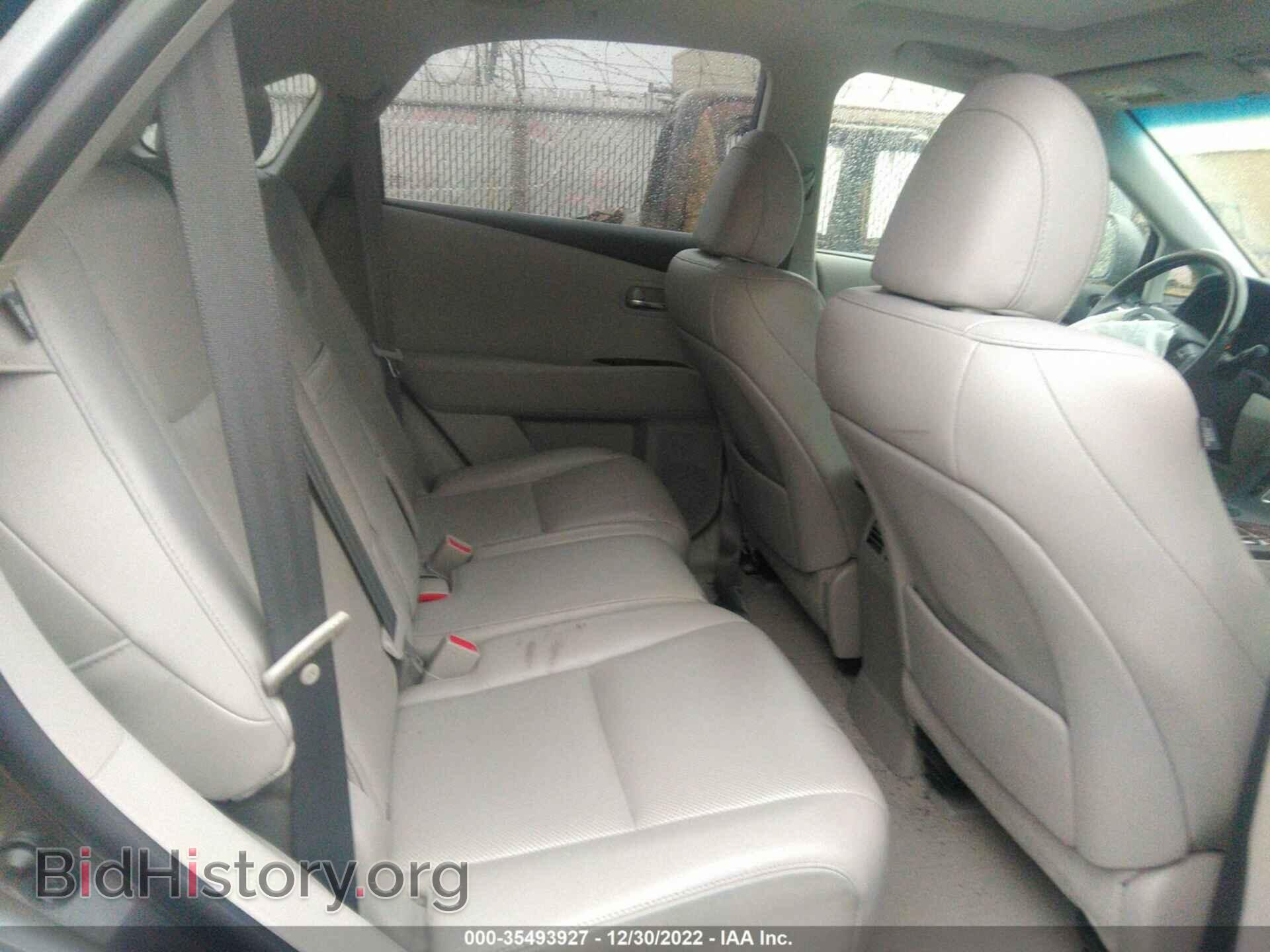 2012 LEXUS RX 350 - VIN: 2T2BK1BA7CC139062 - Фото 8