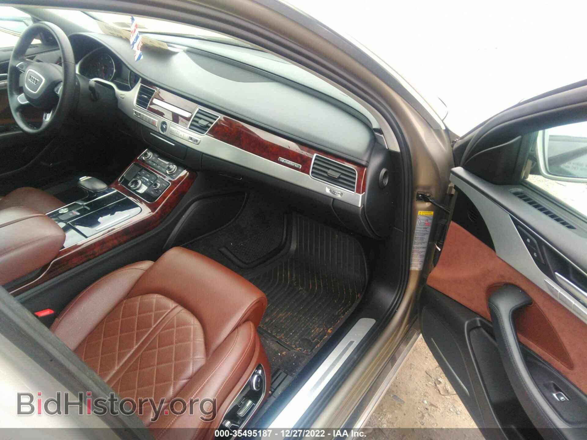 2013 AUDI A8 - VIN: WAUAGAFD2DN007103 - Фото 5