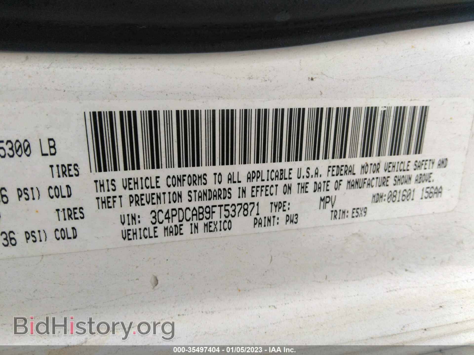 2015 DODGE JOURNEY - VIN: 3C4PDCAB9FT537871 - Photo 9