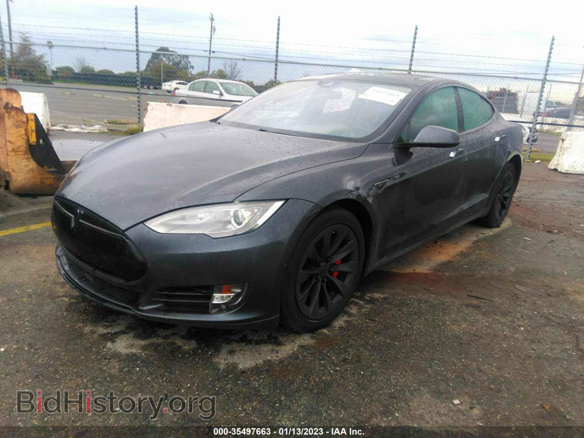 2015 TESLA MODEL S - VIN: 5YJSA1H45FF092574 - Фото 2