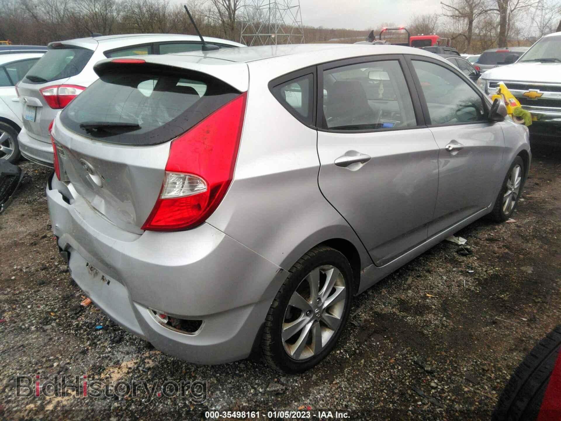 2012 HYUNDAI ACCENT - VIN: KMHCU5AE4CU039935 - Фото 4
