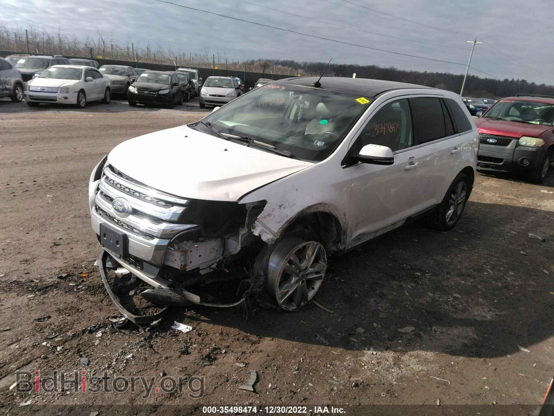 2014 FORD EDGE - VIN: 2FMDK4KC6EBB59455 - Фото 2