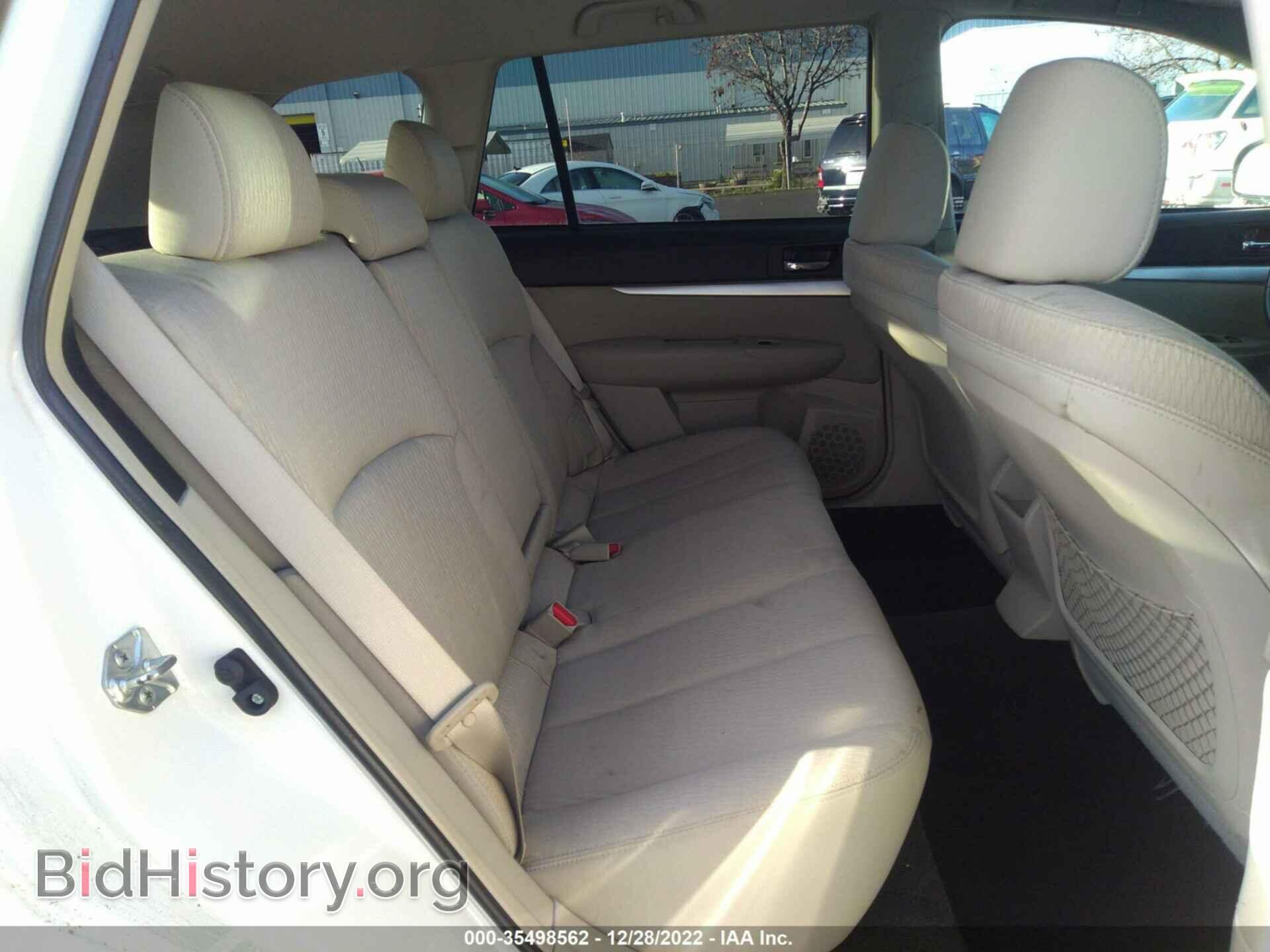 2012 SUBARU OUTBACK - VIN: 4S4BRBHC9C3277186 - Фото 8