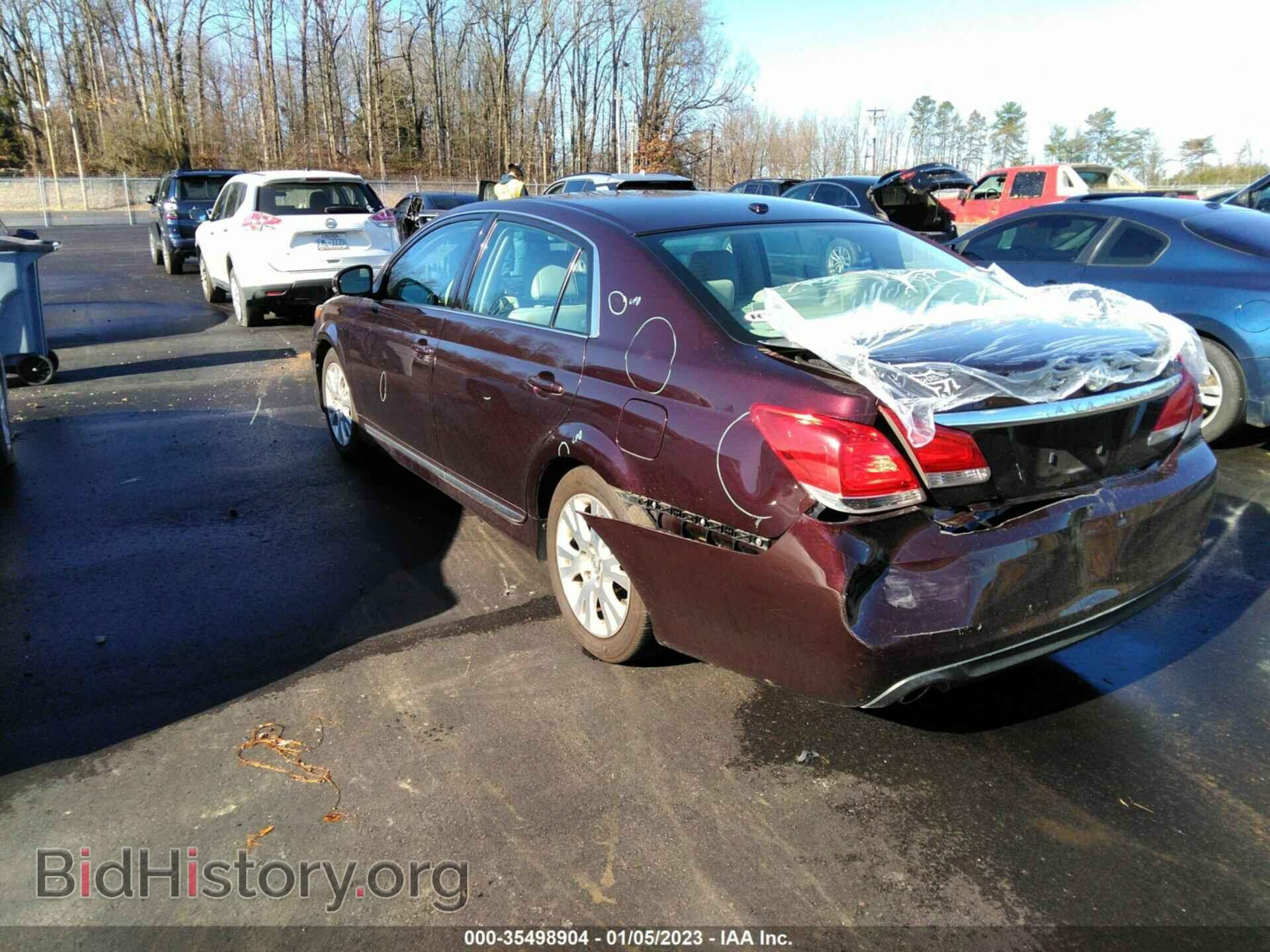 2011 TOYOTA AVALON - VIN: 4T1BK3DB9BU389664 - Фото 3