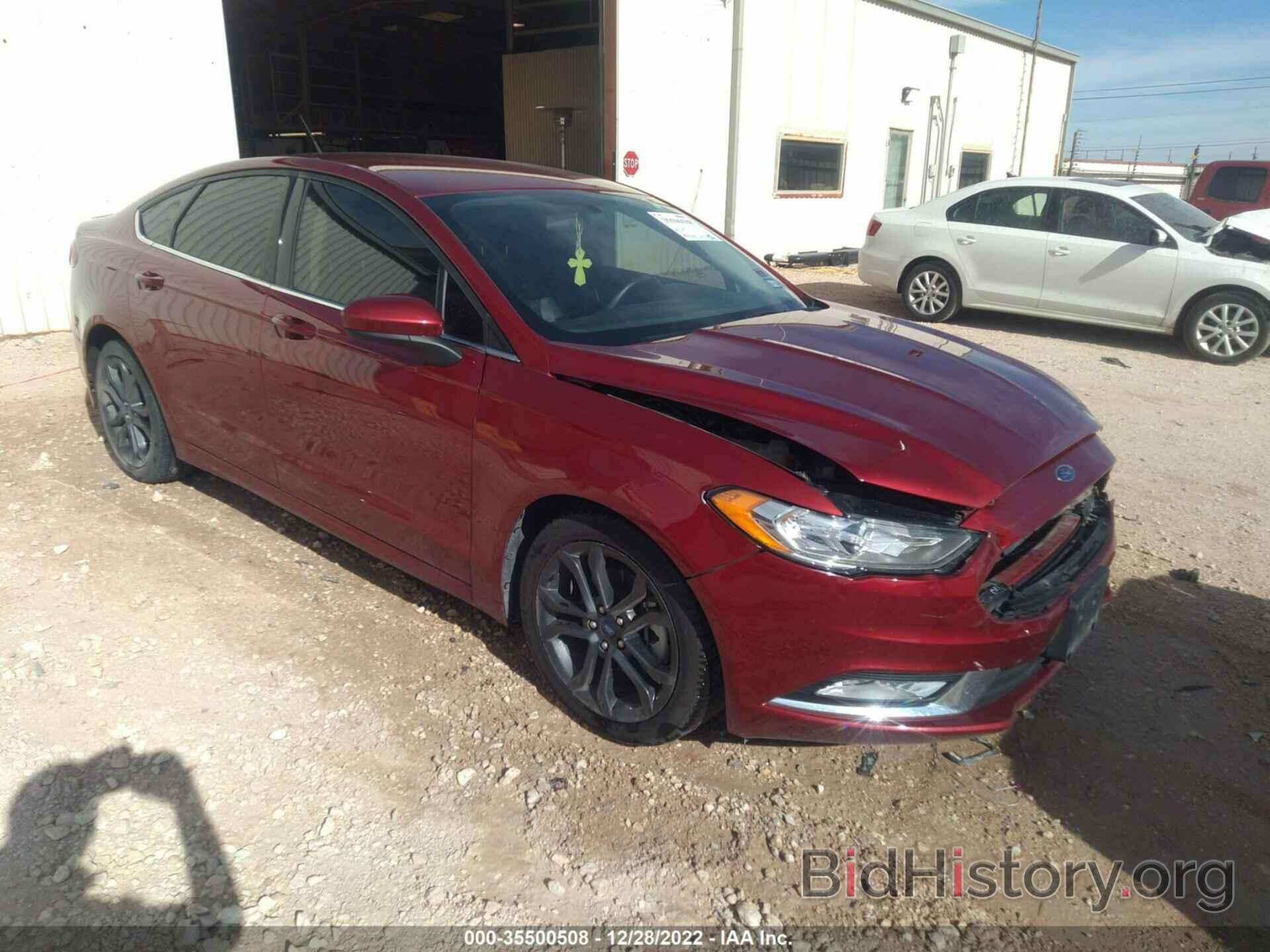 Photo 3FA6P0HD1JR256667 - FORD FUSION 2018