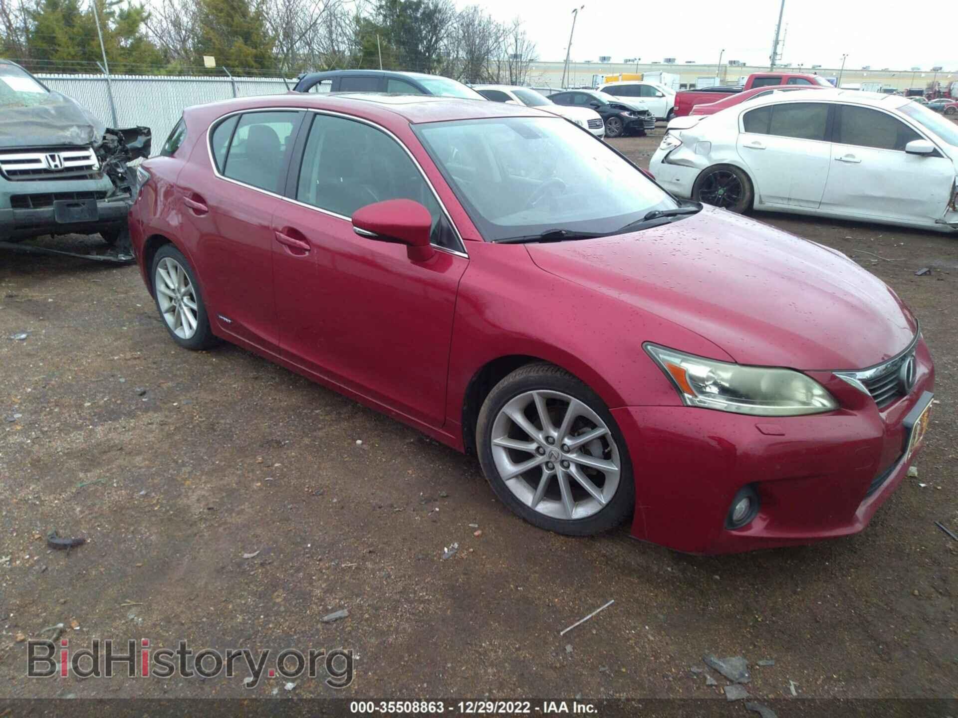 Photo JTHKD5BH0B2011826 - LEXUS CT 200H 2011