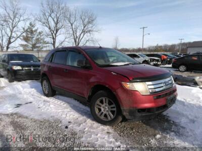 2007 Ford EDGE SE, burgundy — VIN 2FMDK36C87BA53757, IAAI