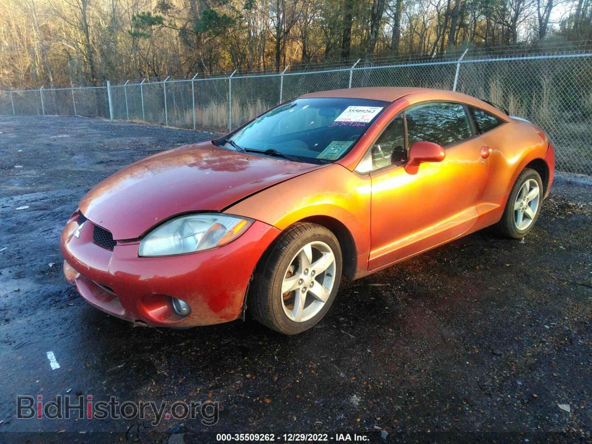 2006 MITSUBISHI ECLIPSE - VIN: 4A3AK24F16E008352 - Фото 2