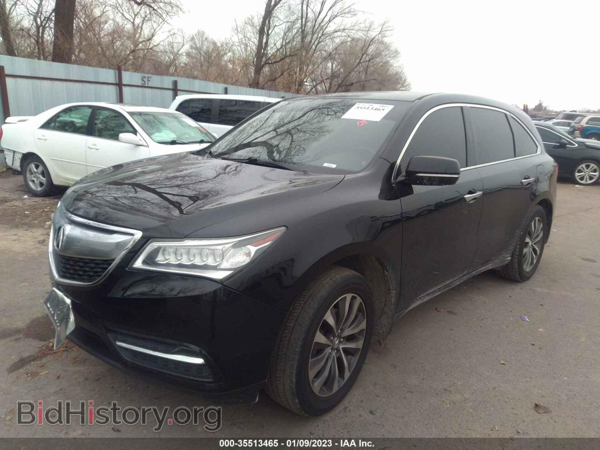 2014 ACURA MDX - VIN: 5FRYD4H45EB044153 - Photo 2